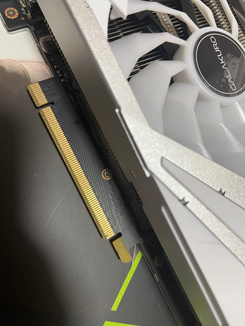 グラフィックボード・グラボ・ビデオカード GALAKURO RTX 3060 Ti EX White LHR