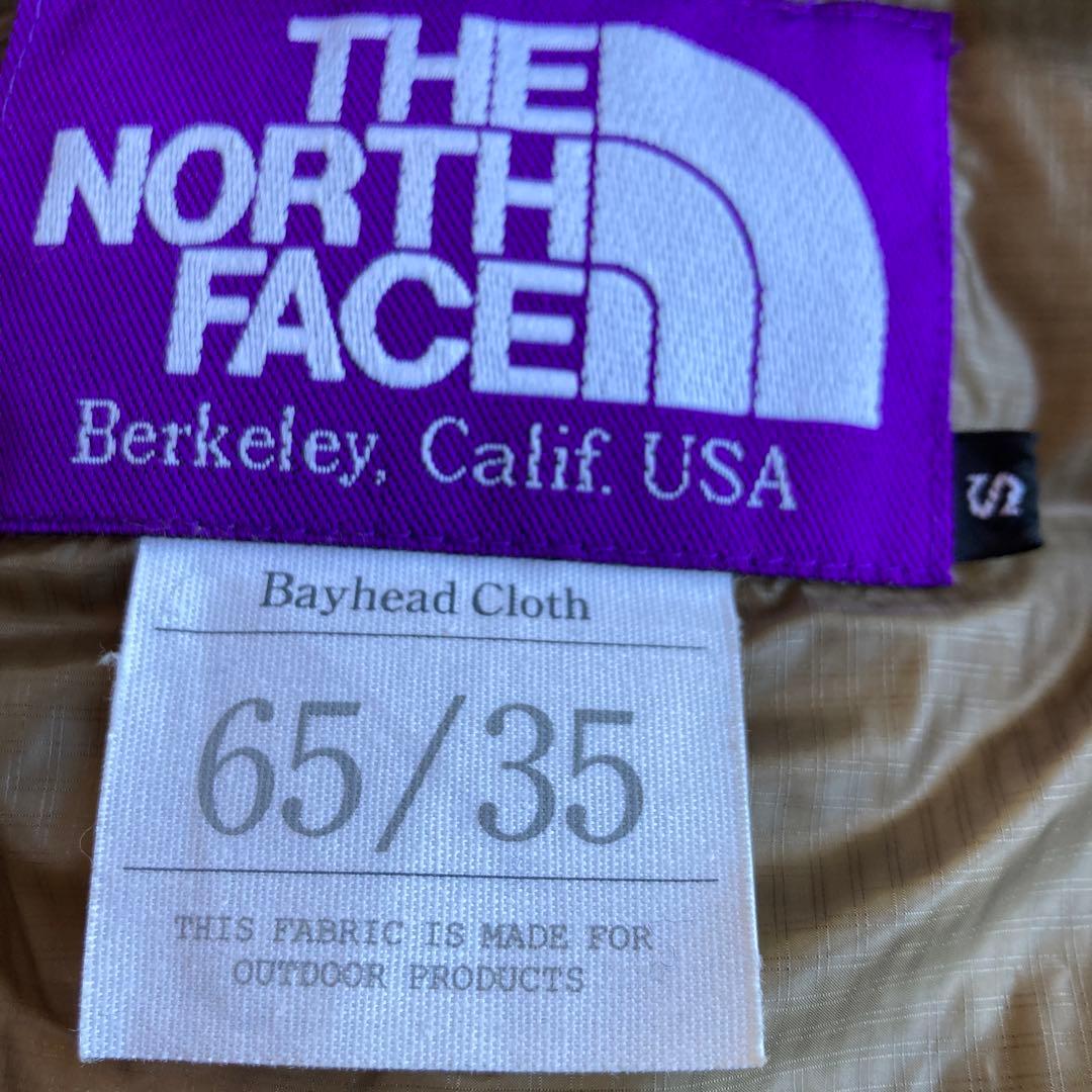 ノースフェイス　パープルレーベル　ダウンベスト　メンズS
