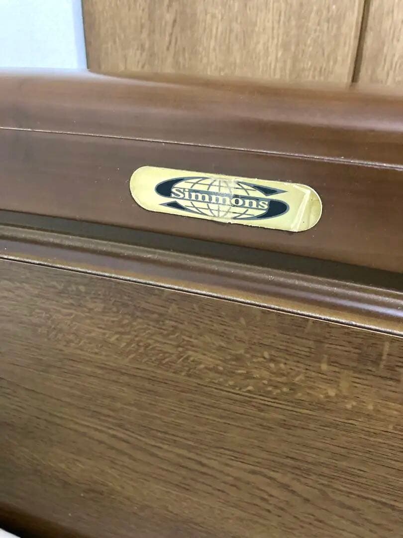 シモンズ　埼玉引取可　シングルベッド&マットレス　ゴールデンバリュー