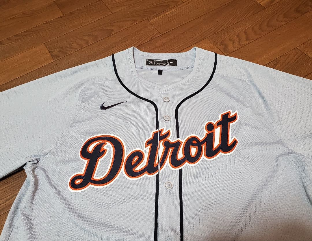 超美中古 NIKE ベースボールシャツ デトロイト・タイガースL