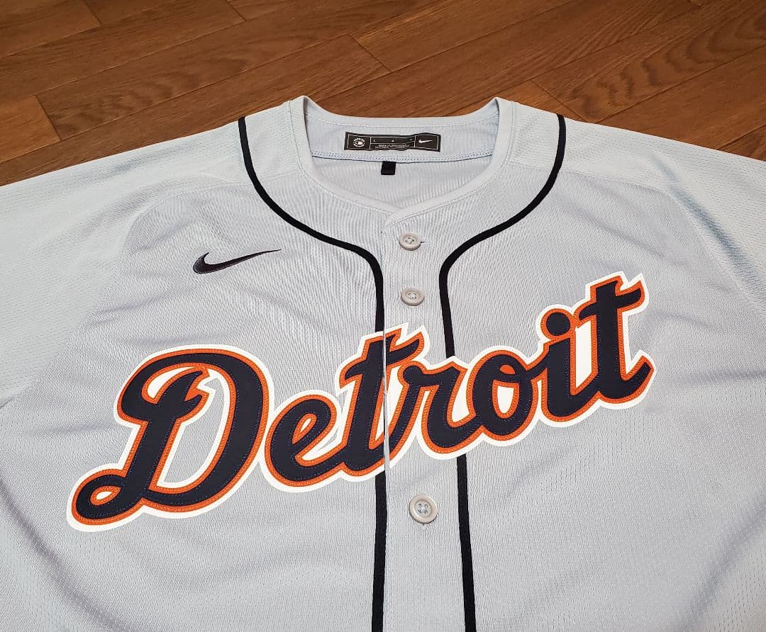 超美中古 NIKE ベースボールシャツ デトロイト・タイガースL