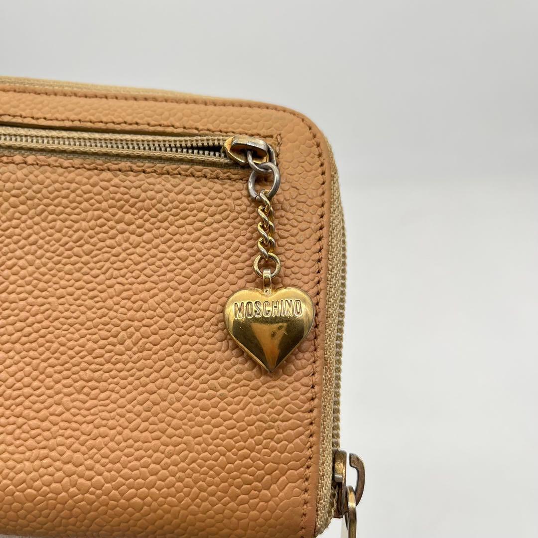 CHANEL 長財布 ラウンドファスナー ココマーク キャビアスキン ベージュ