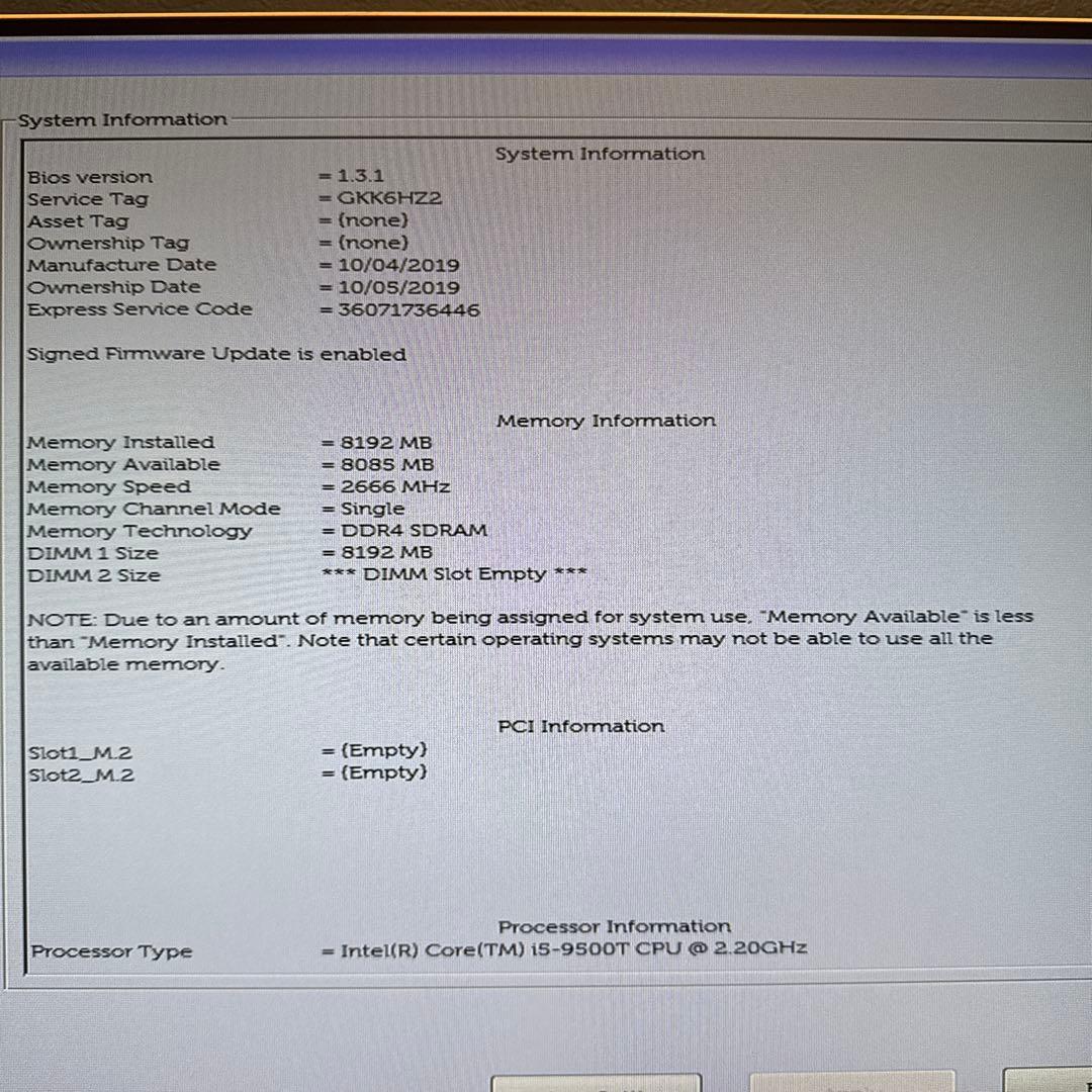 Dell OptiPlex 3070 ミニPC