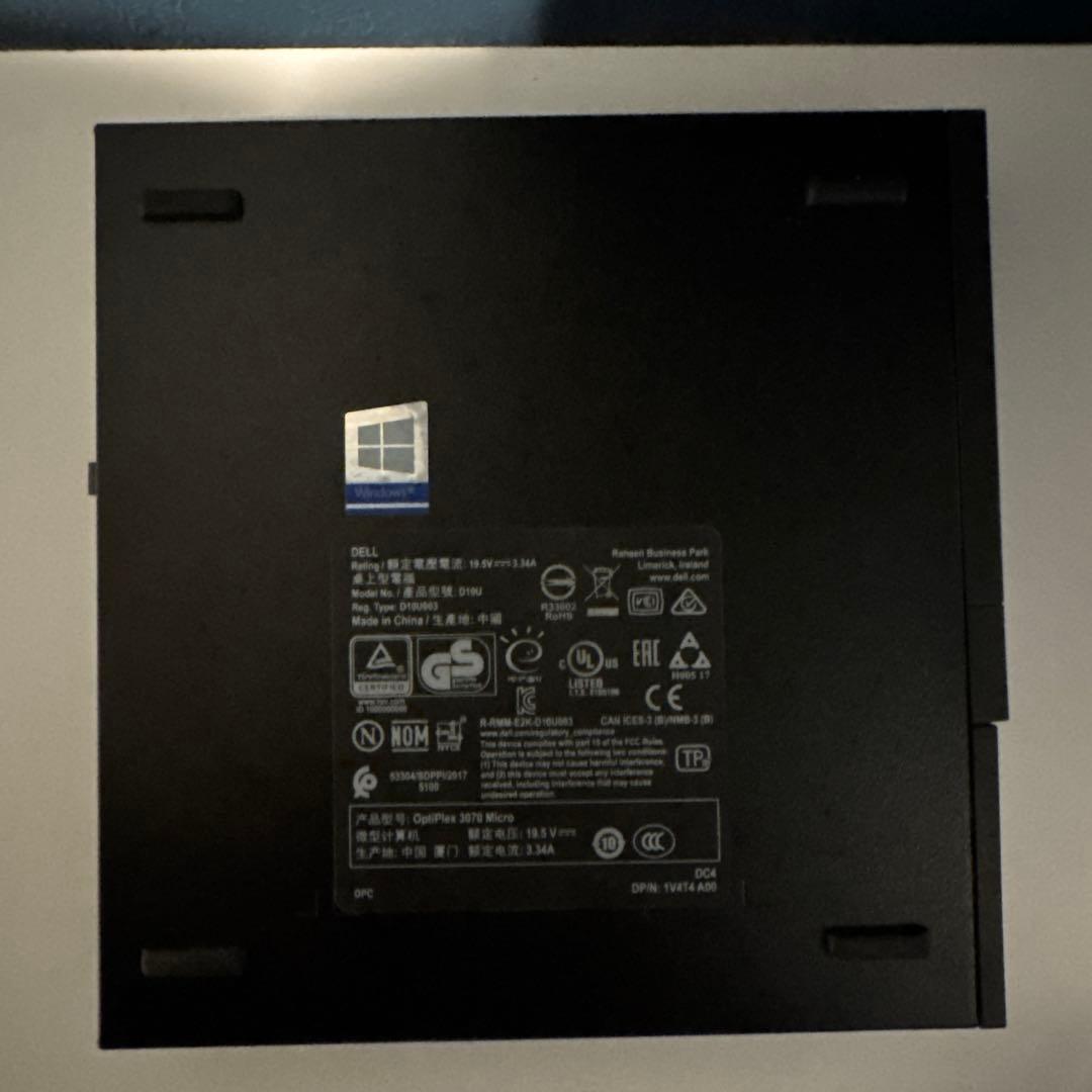 Dell OptiPlex 3070 ミニPC