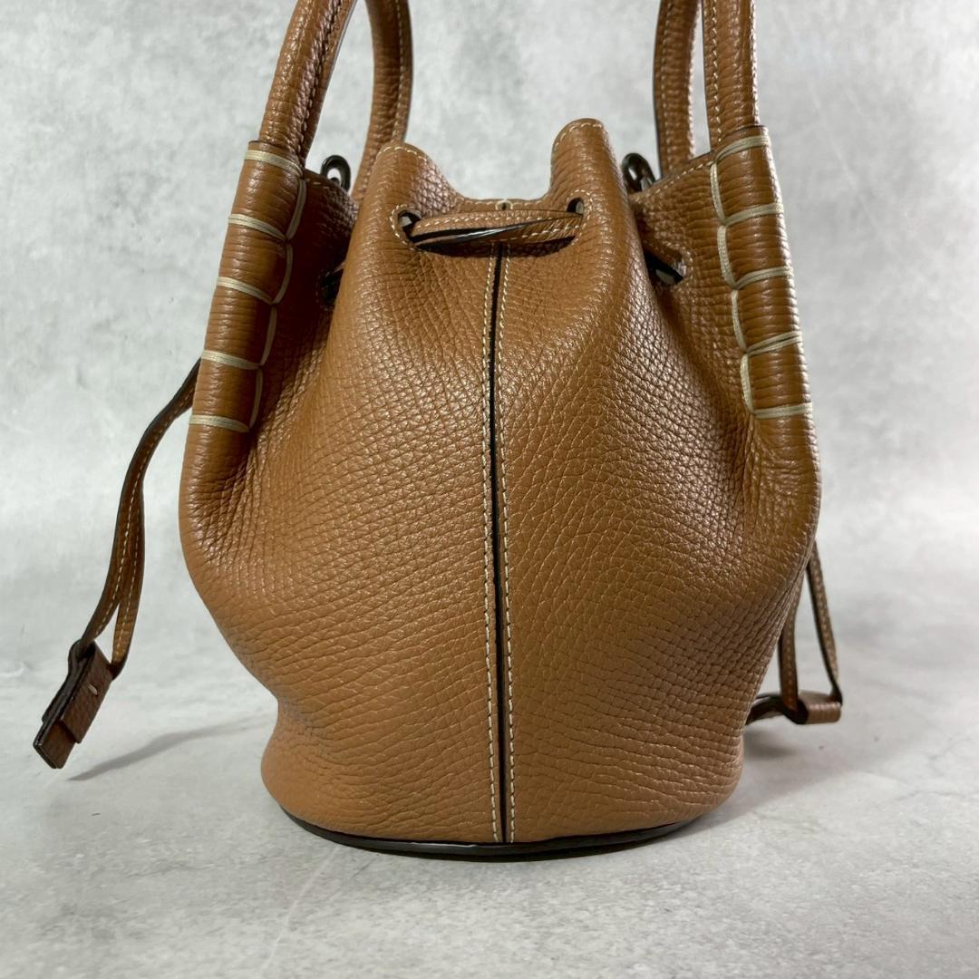 【お値下げ済】極美品✨TOD's マイクロバケット ショルダーバッグ バルーン