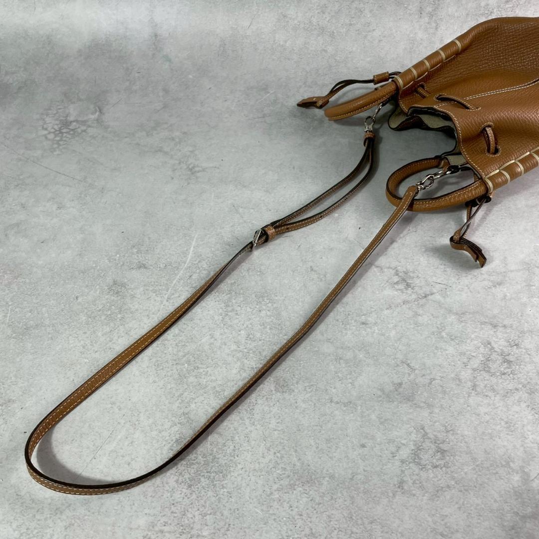 【お値下げ済】極美品✨TOD's マイクロバケット ショルダーバッグ バルーン