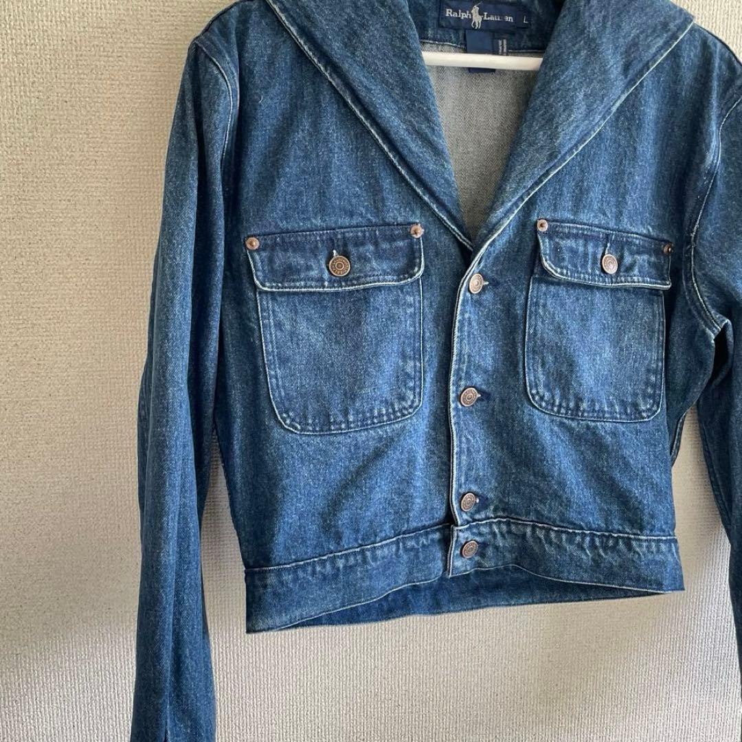 希少✴︎【Ralph Lauren】セーラーカラー デニムジャケット
