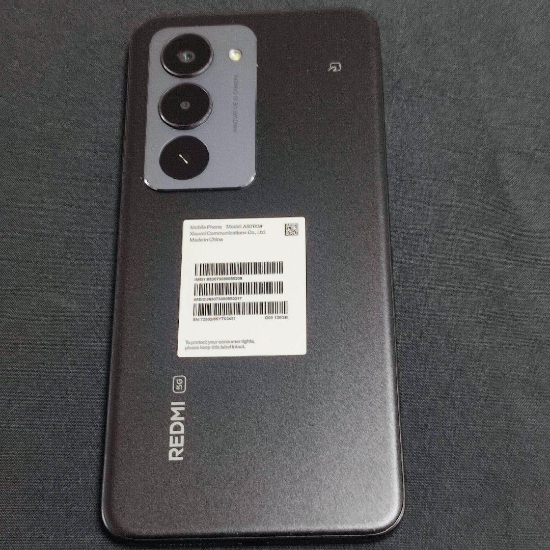 【新品】Xiaomi Redmi 15 5G ミッドナイトブラック 新品未使用
