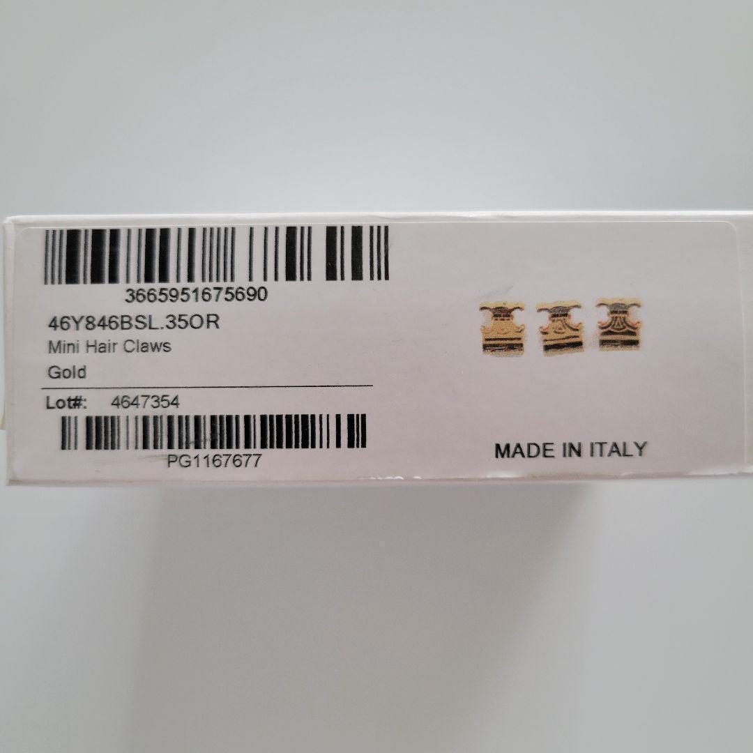 【新品】正規品 CELINE トリオンフ ヘアクリップセット