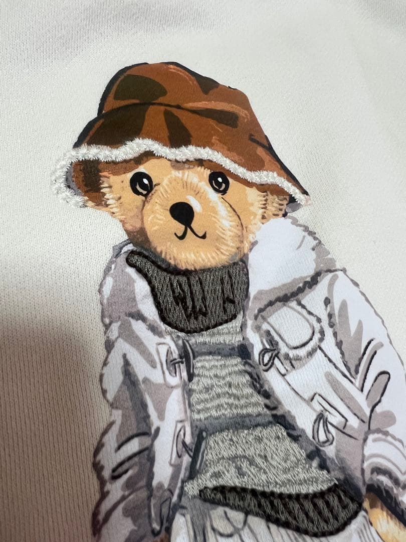 セールPoloラルフローレントレーナースウェットポロベア　裏起毛