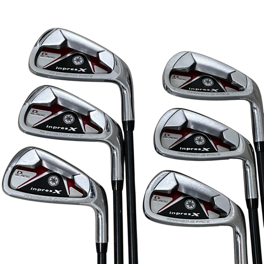 カープ様専 YAMAHA inpres X D BLACK アイアン 6本セット