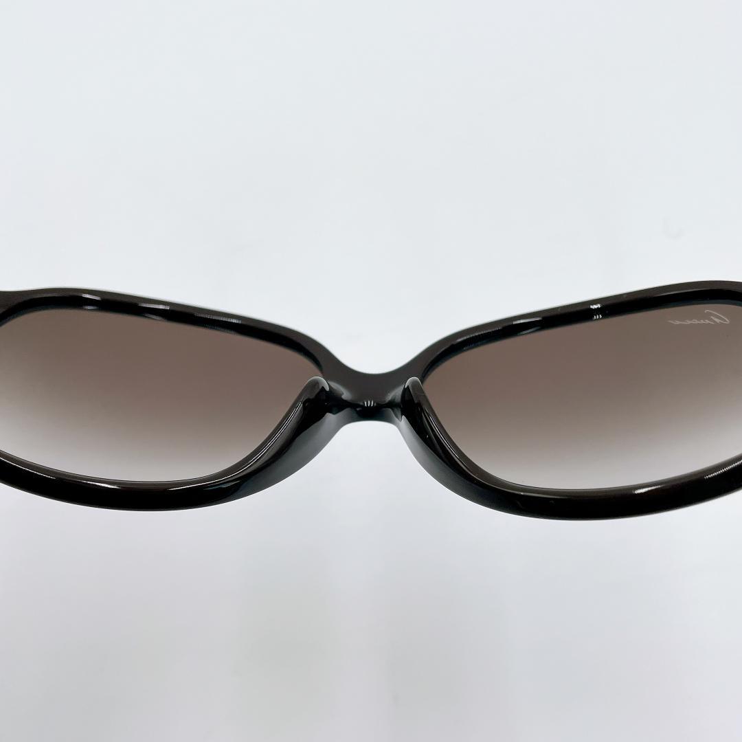 GUCCI サングラス マイクロGG 筆記体ロゴ ブラック ゴールド m536