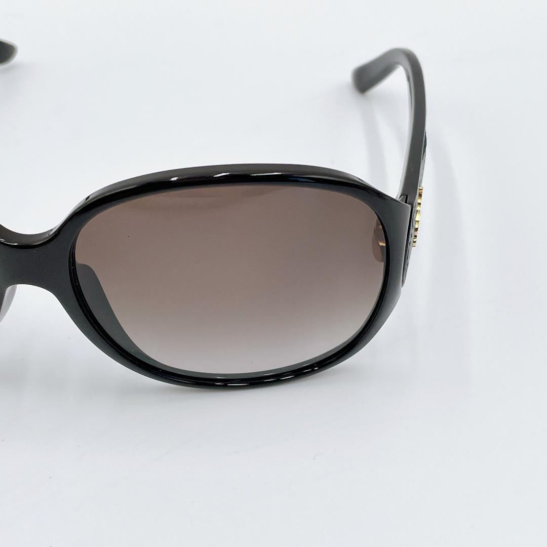 GUCCI サングラス マイクロGG 筆記体ロゴ ブラック ゴールド m536