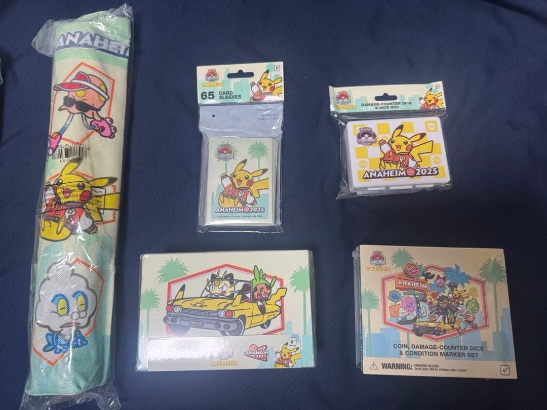 WCS2025 ポケカサプライ　5点セット　アナハイム