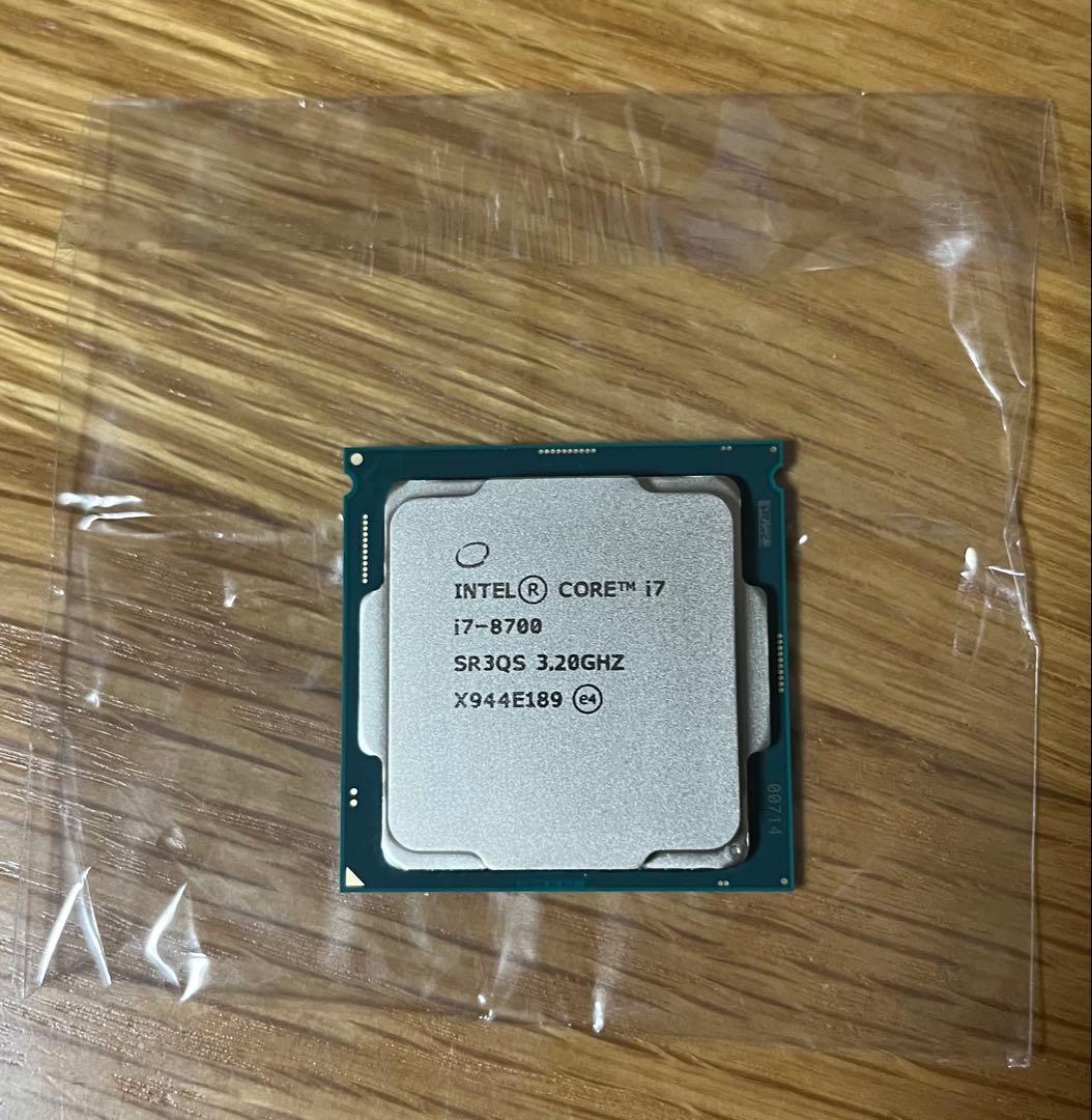 CPU Intel Core i7-8700 CPU 3.20GHz SR3Q5