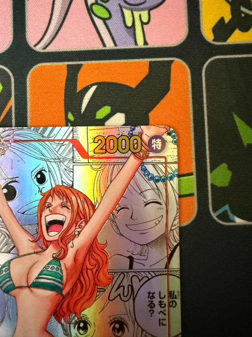 ワンピースカード ナミ コミックパラレル