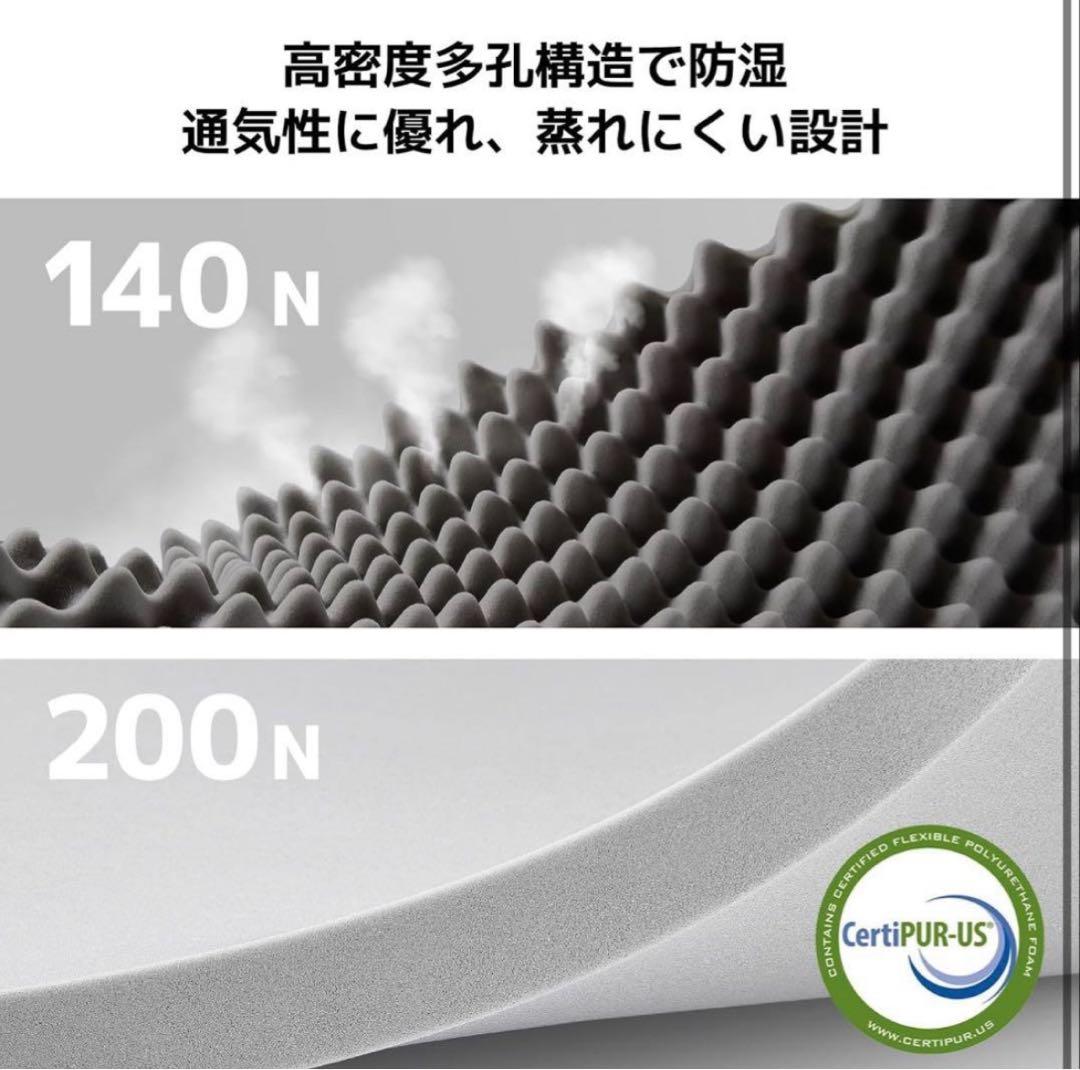 マットレス ダブル 折りたたみ 厚さ10cm ベッドマット 敷布団140x195