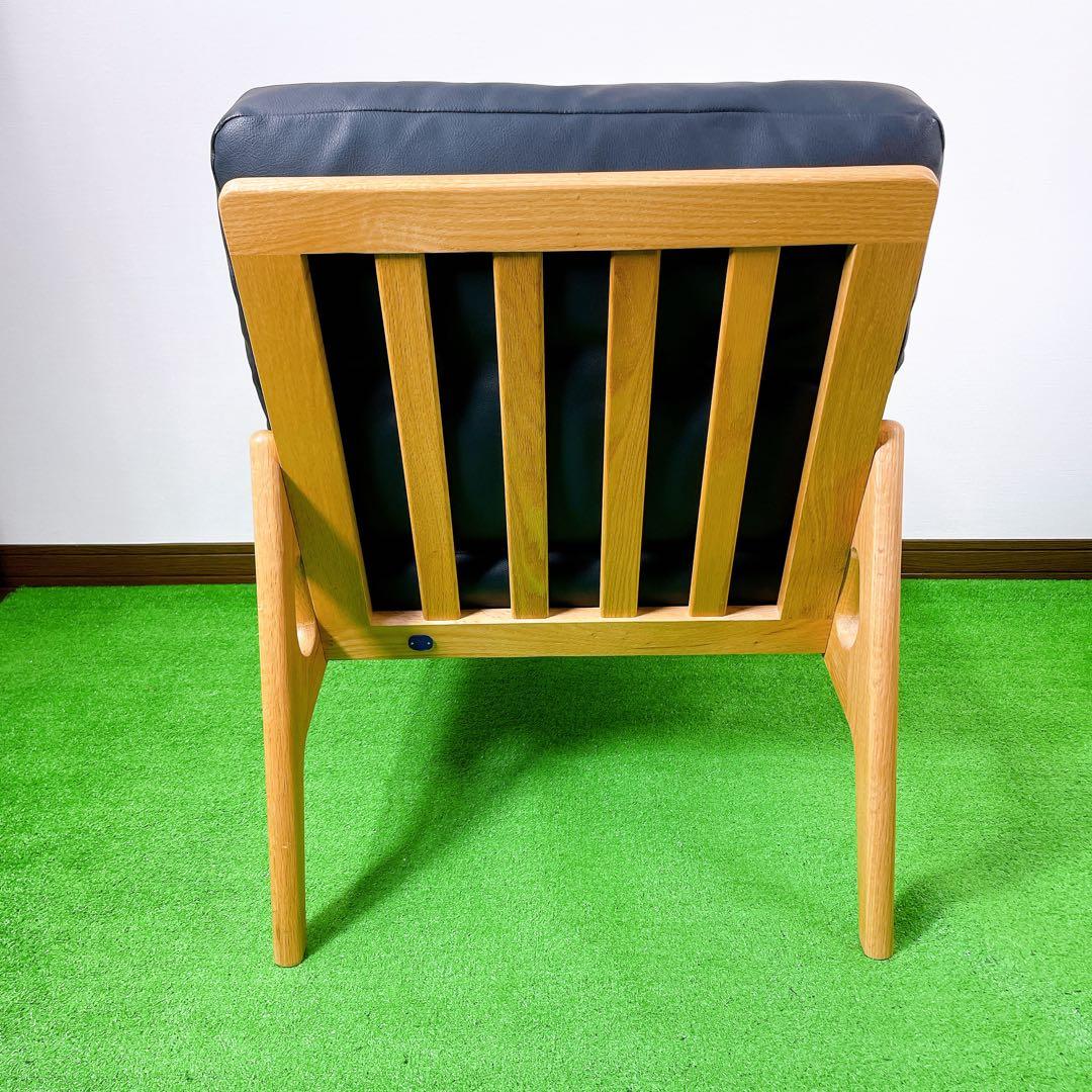 マルニ　60 オーク　フレームチェア　アームレス　肘置き無し