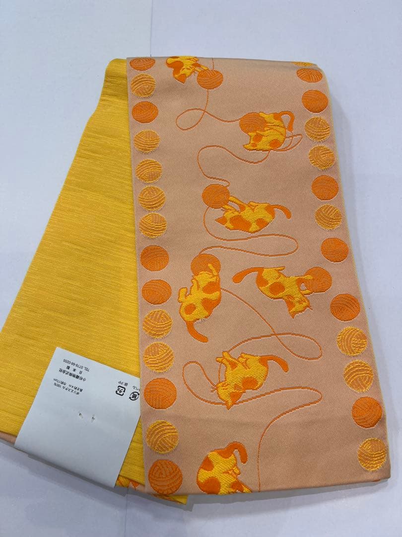 浴衣　半幅帯両面　下駄3点セット