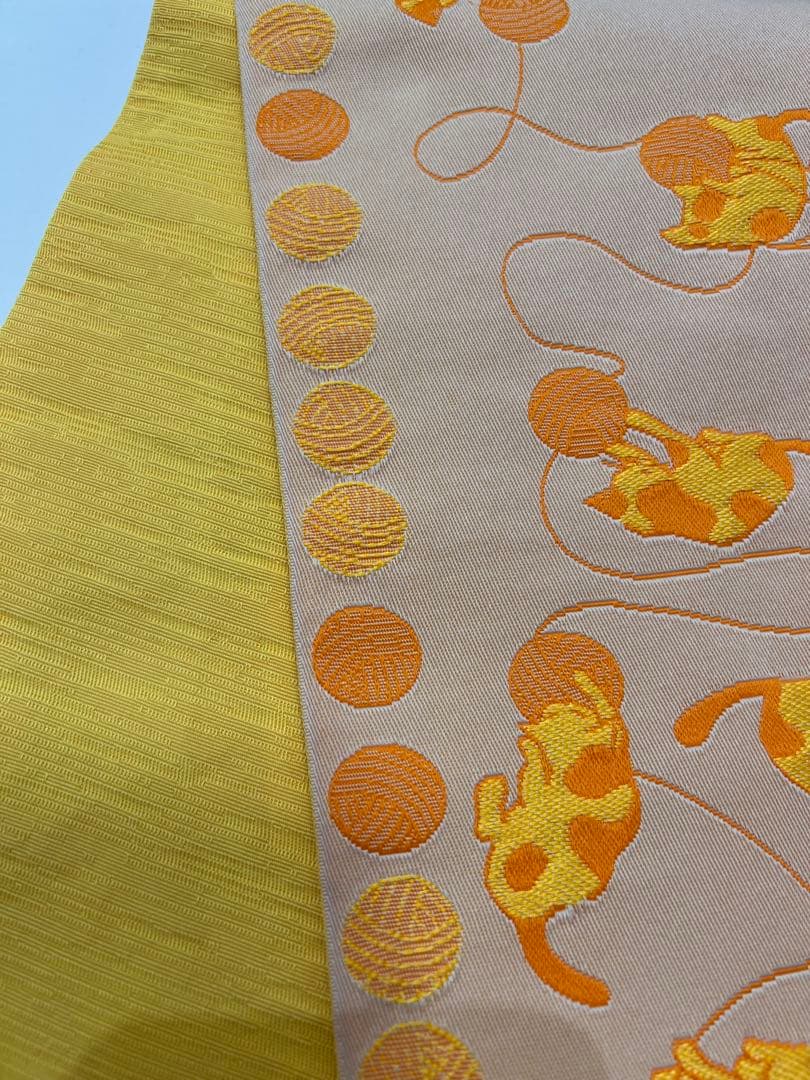 浴衣　半幅帯両面　下駄3点セット