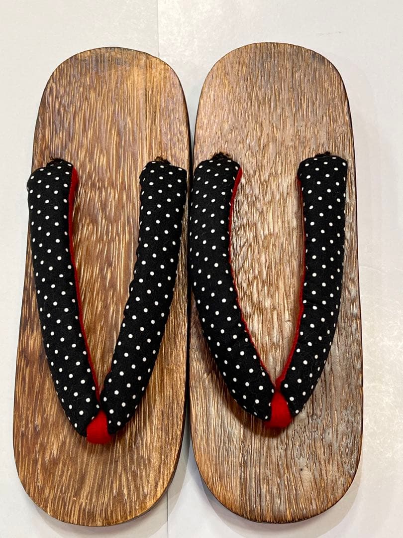 浴衣　半幅帯両面　下駄3点セット