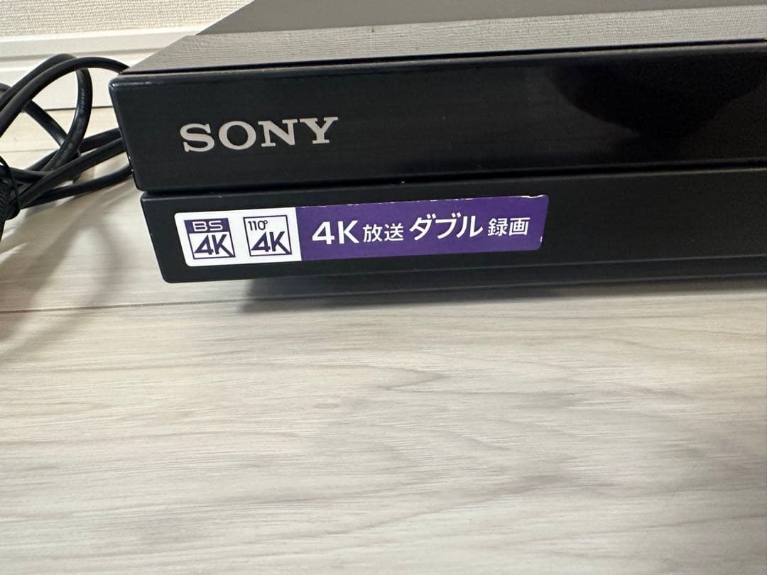 SONY ブルーレイレコーダー 4K放送対応　ジャンク品