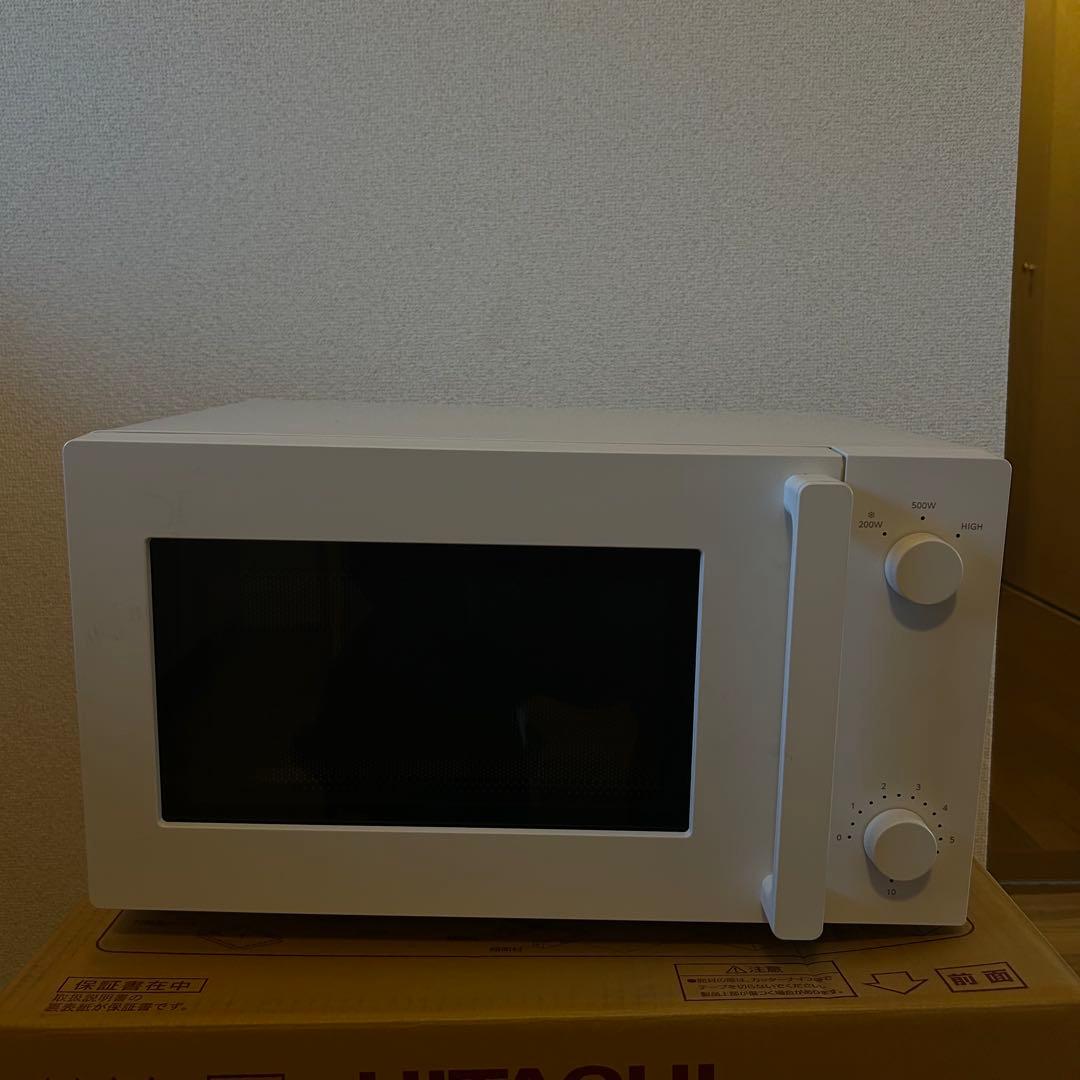 TWINBIRD 2024年製　フラット電子レンジ　ハイパワー　ホワイト