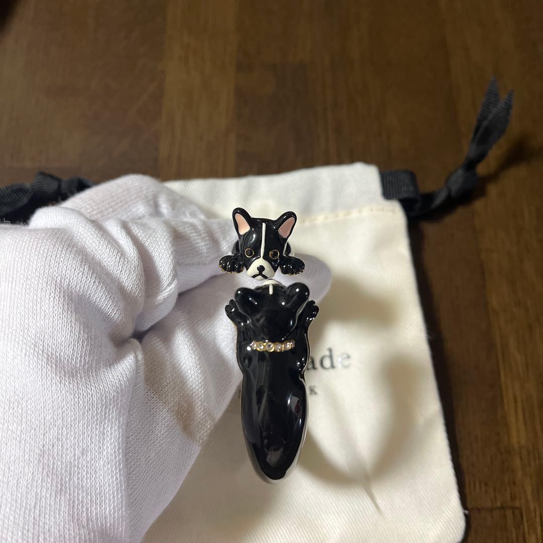 【ちゃーくんさま】kate spade フレンチブルドッグ　バングル