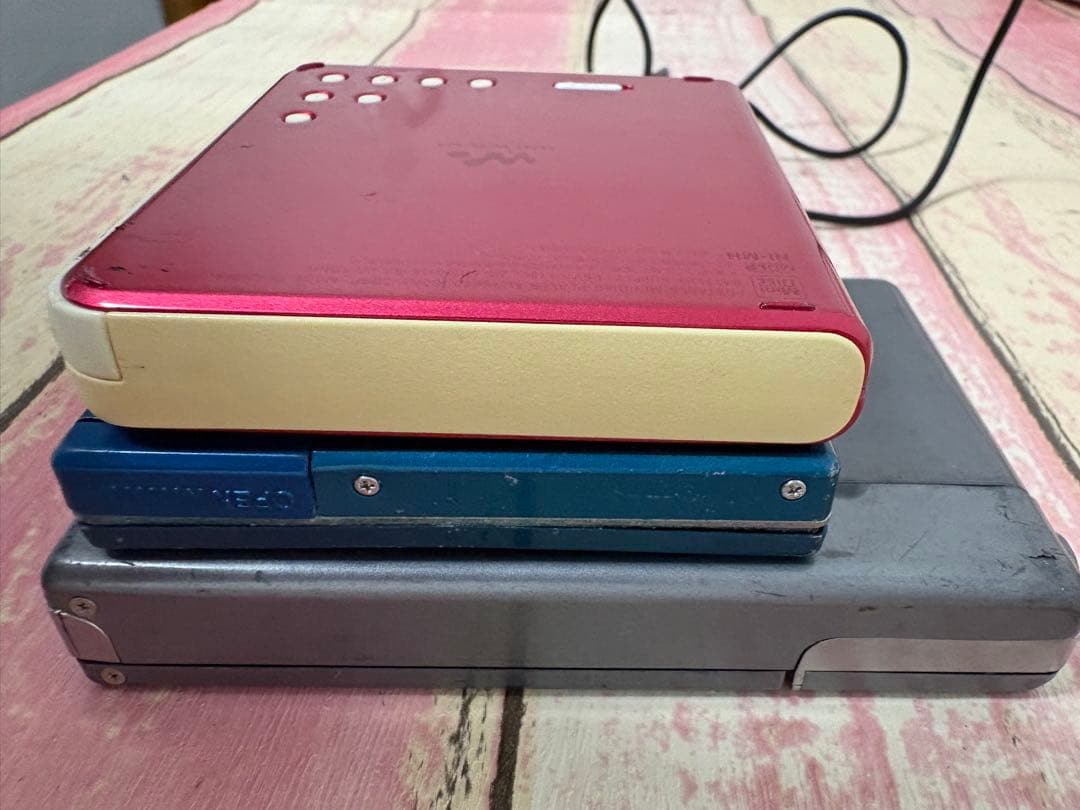 SONY ポータブルMDプレーヤー 3台セット　ワークマン　walkman