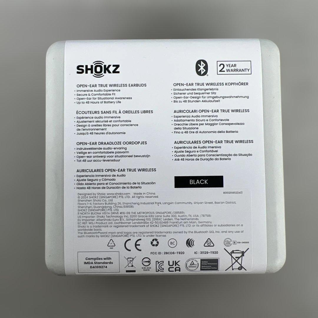 値下げ中512114 Shokz OpenFit 2 オープンイヤーヘッドホン