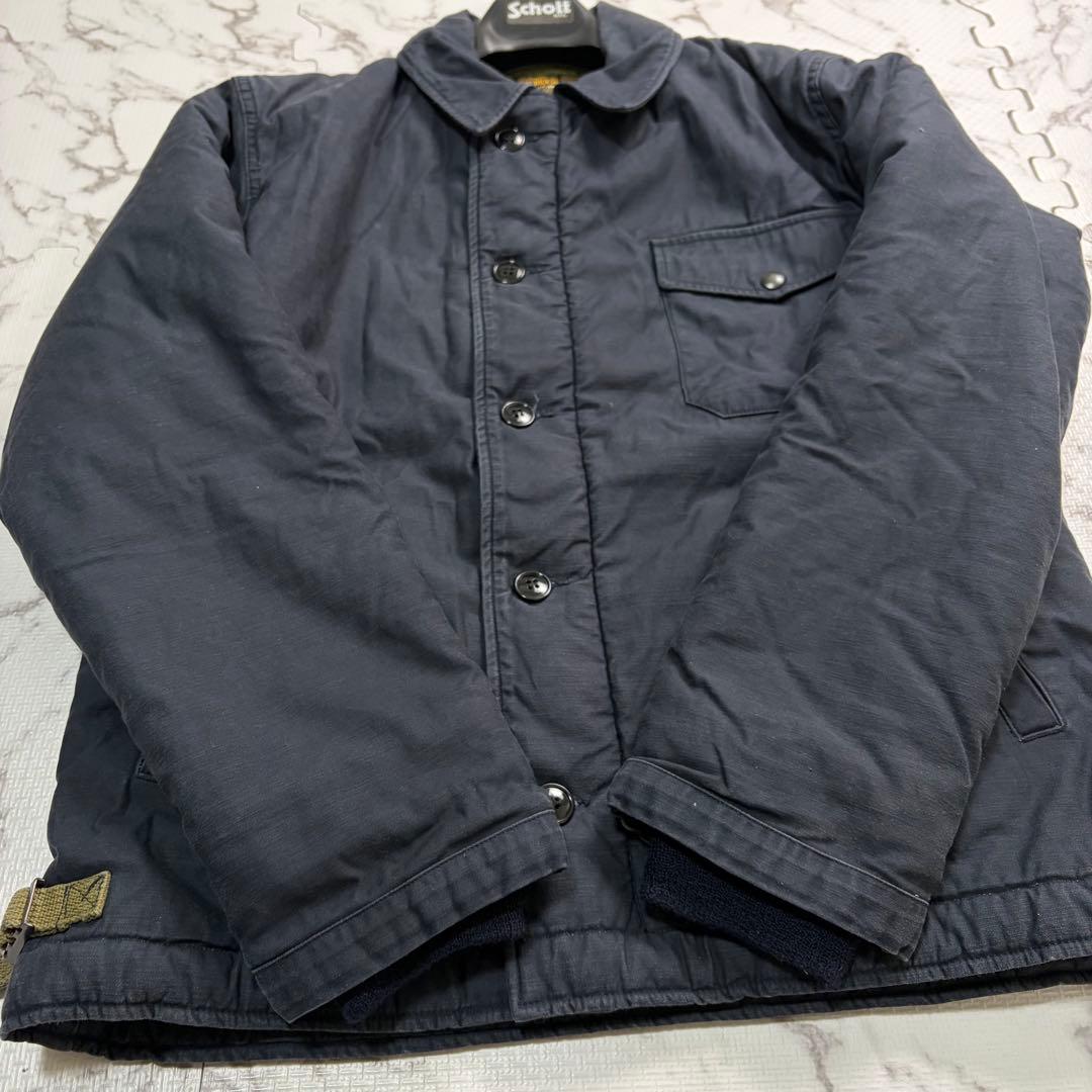 希少✨Buzz Rickson's A-2 デッキジャケット 40size 紺