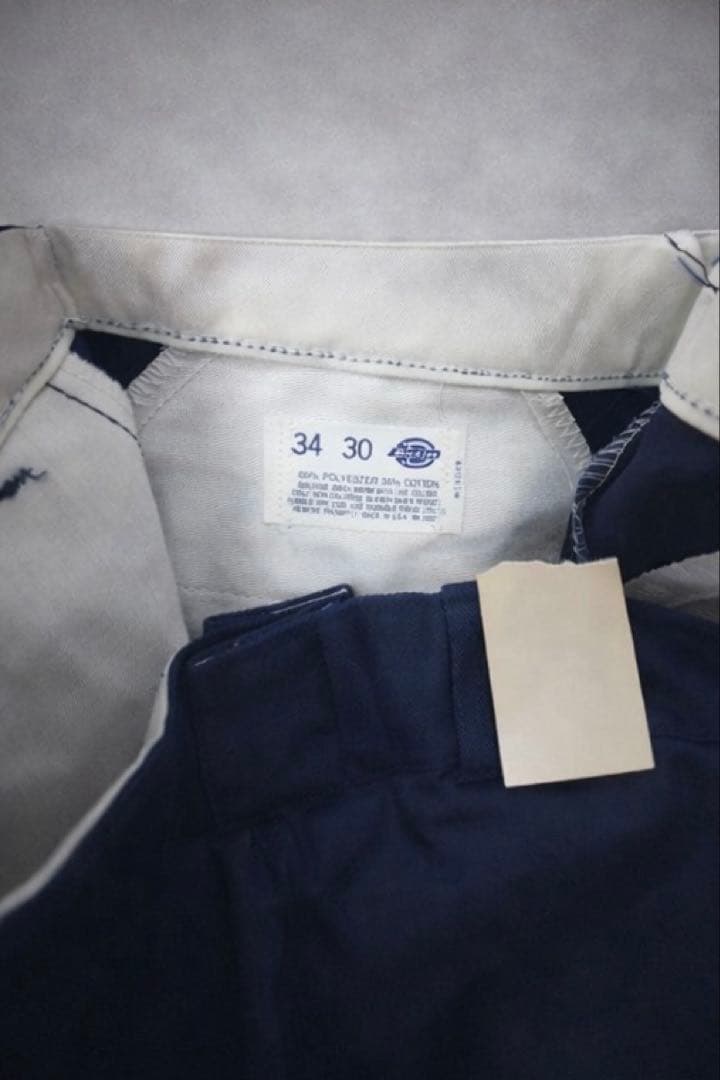 Dickies USA製　デッド　80s チビタグ　874 ネイビー　34×30