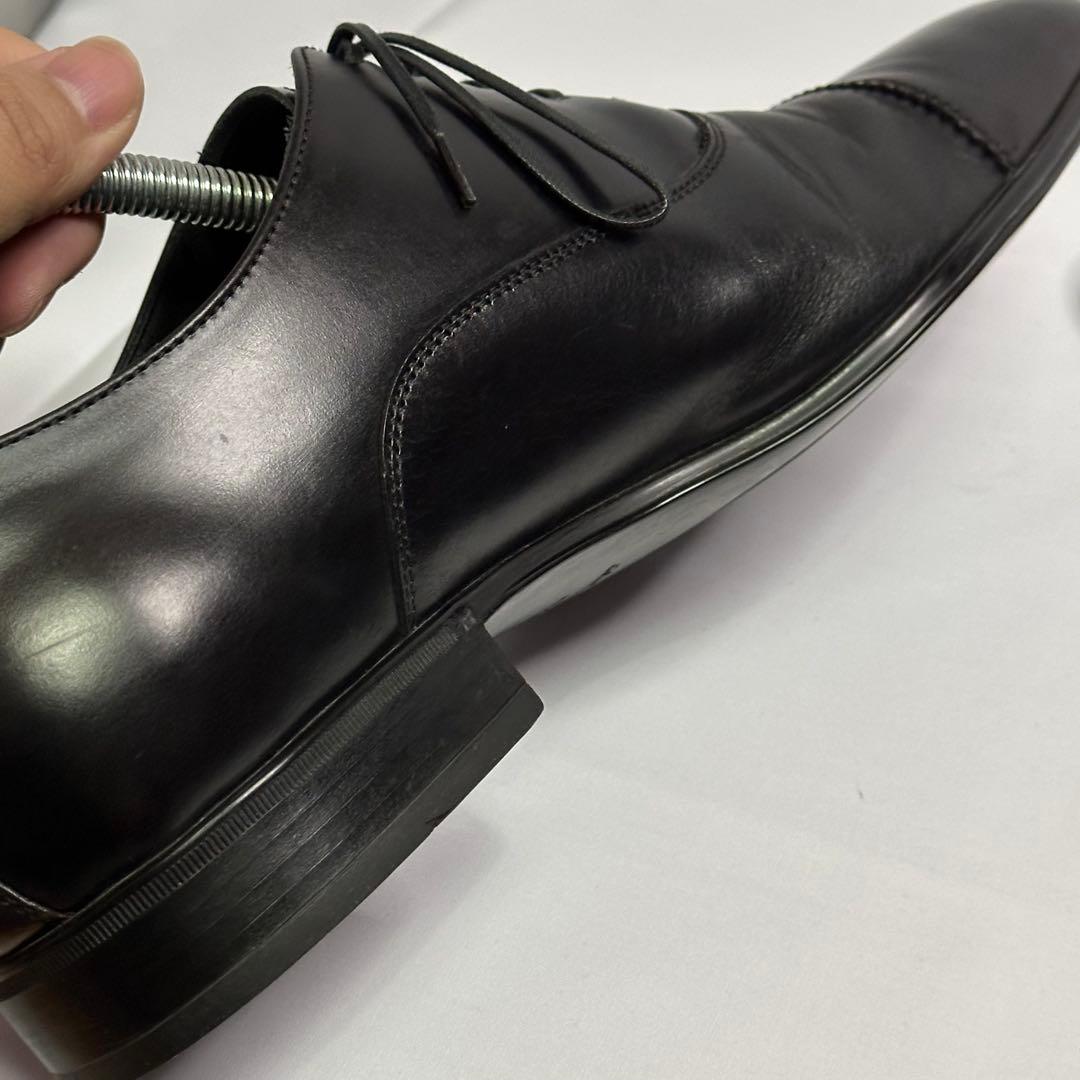 フェラガモ☆メンズ☆革靴☆ストレートチップ☆ブラック☆25.5cm相当☆179