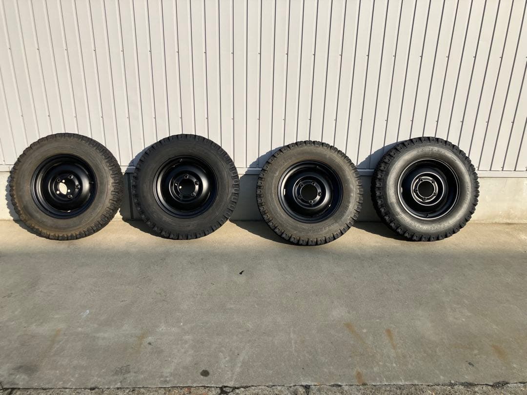 上引き取り限定　SJ30純正鉄ホイール4本セット