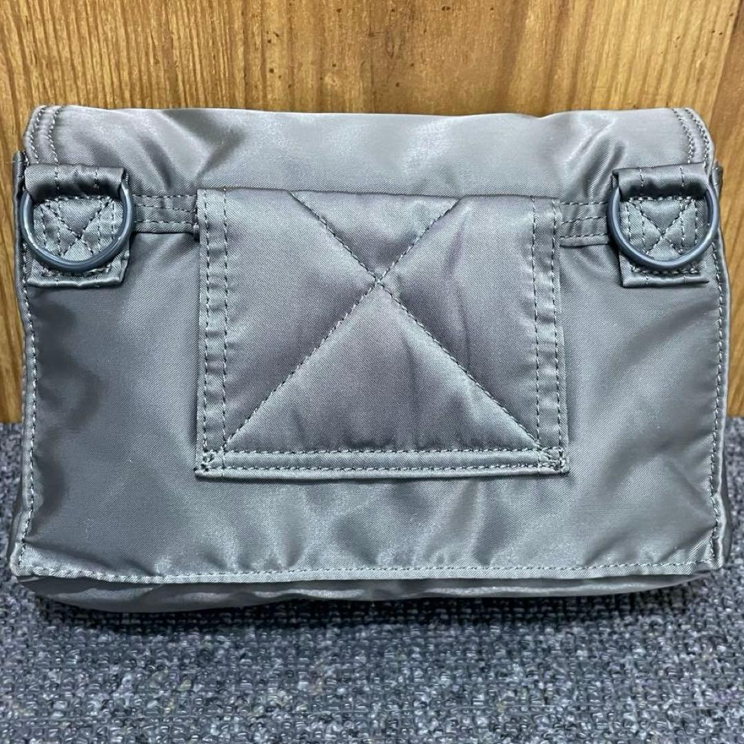 極美品 希少色✨ポーター タンカー ショルダーバッグ ポシェット シルバーグレー