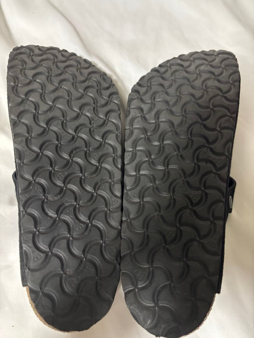 ビルケンシュトック ボストン スエード サンダル ブラック 黒42 27センチ