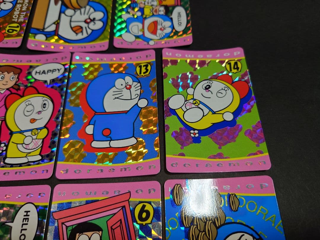ドラえもん バンプレカード 11枚 /バンプレスト 1998年製 プリズム キラ