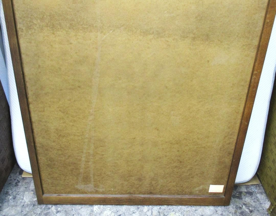 ★コムミラー002 大型・立掛け式・天然木フレーム　幅90x奥行3x高さ180