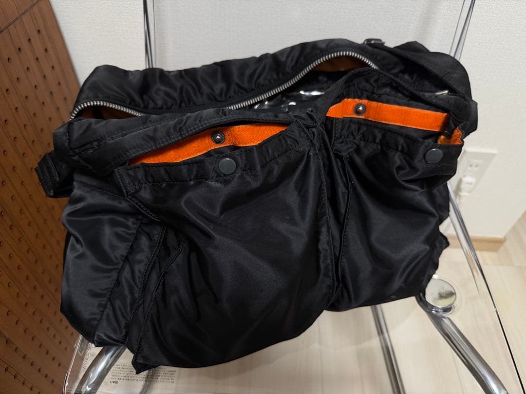 ポーター　タンカー　2way ボストンバッグ　ナイロン　ブラック