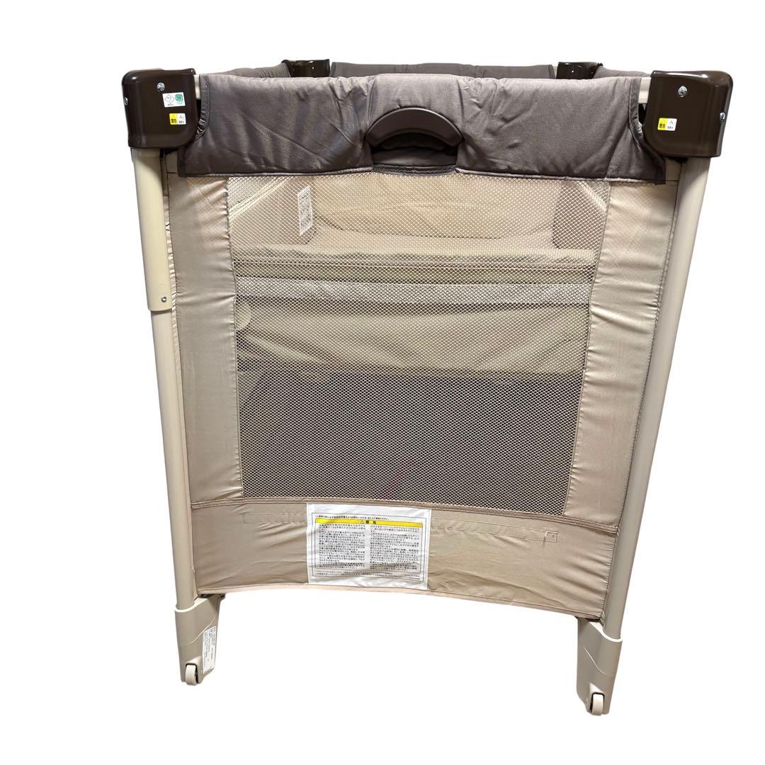 美品 アップリカ Aprica ココネル エアー ベビーベッド ココア BR