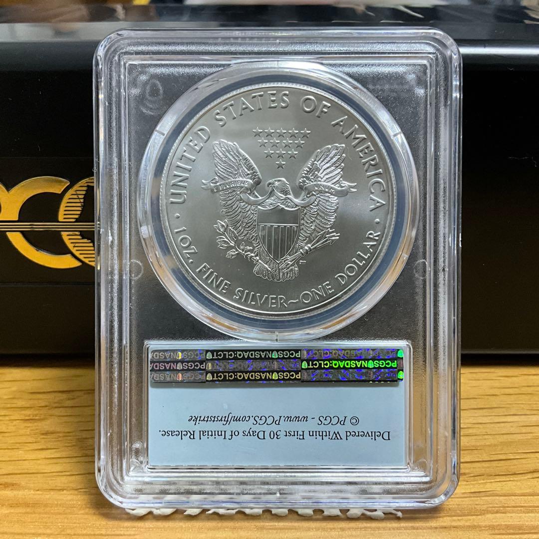 【新品】Silver Eagleイーグル銀貨2021 PCGS MS70 T1