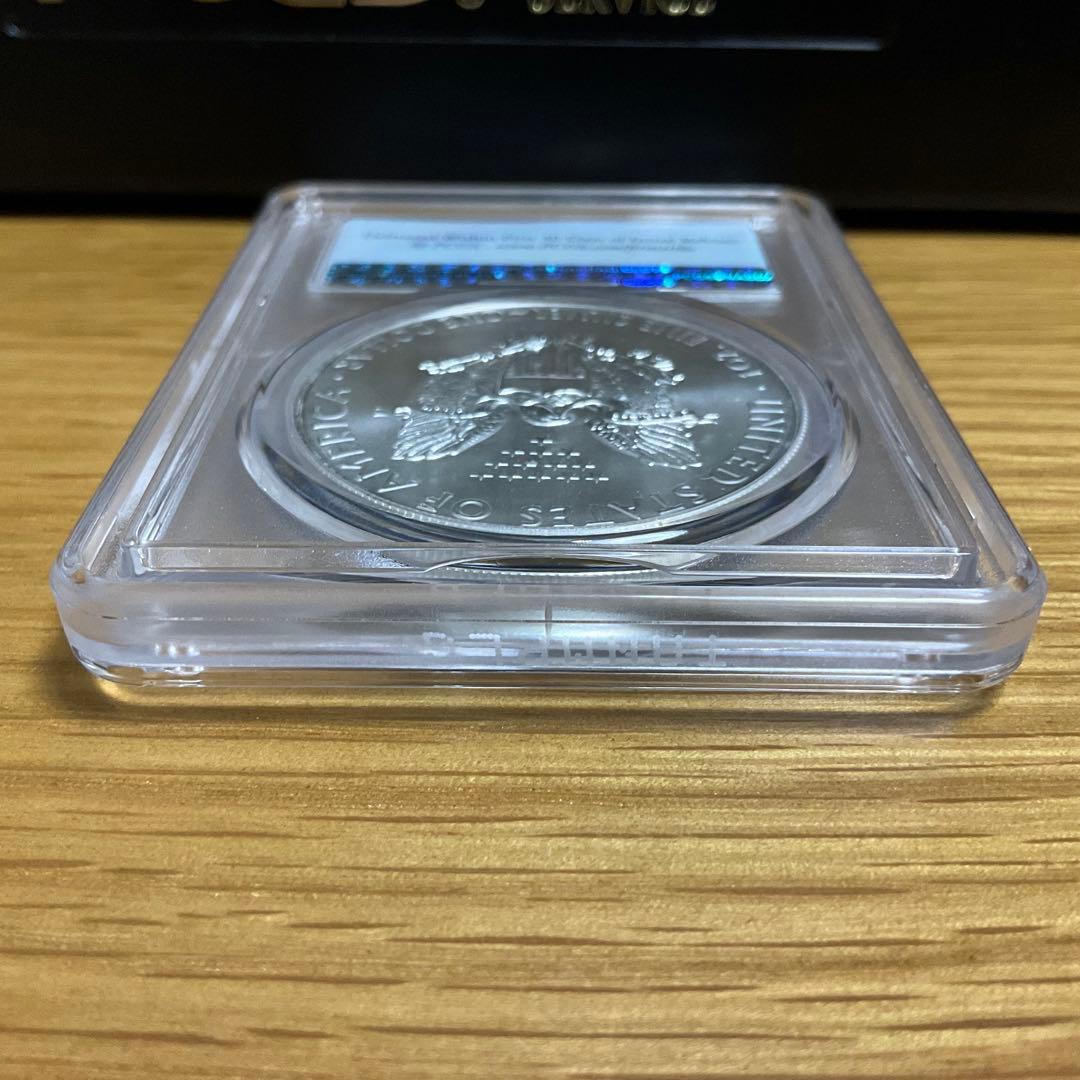 【新品】Silver Eagleイーグル銀貨2021 PCGS MS70 T1