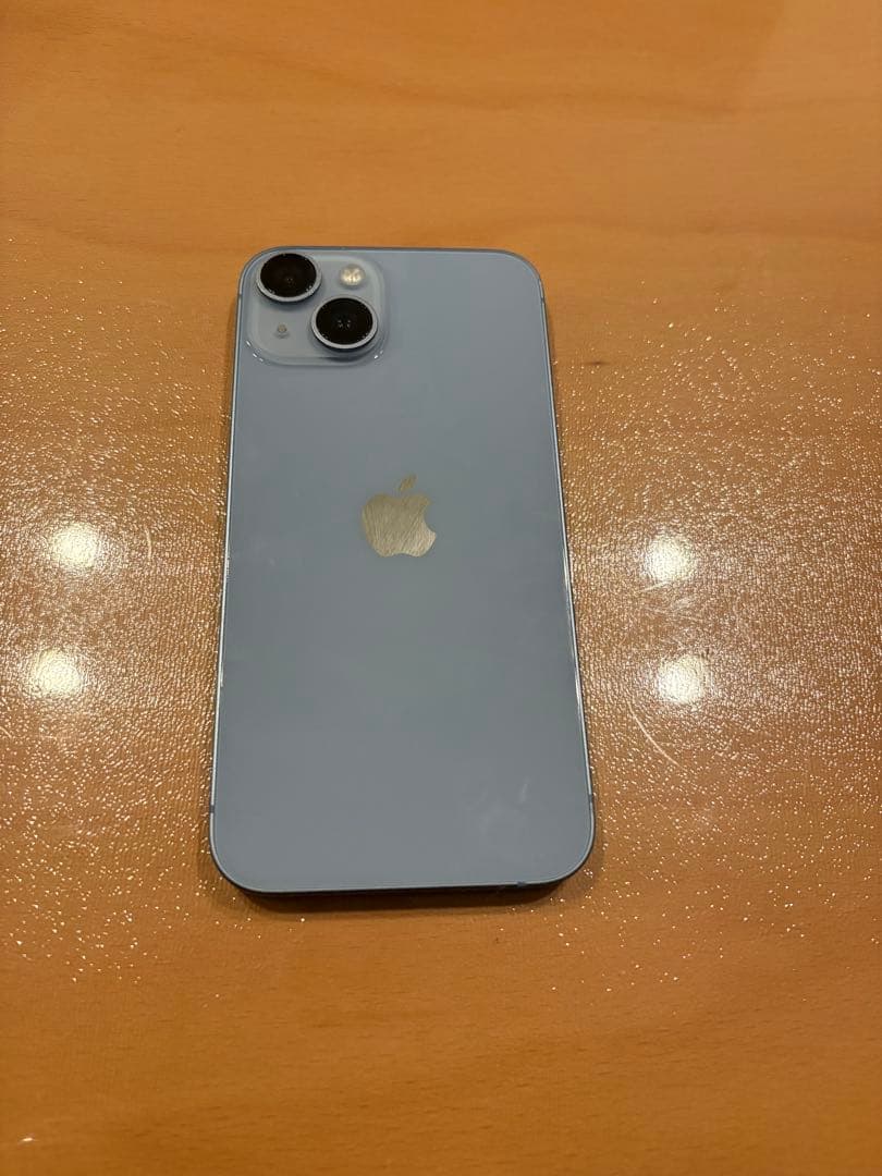 Apple iPhone 14本体 水色