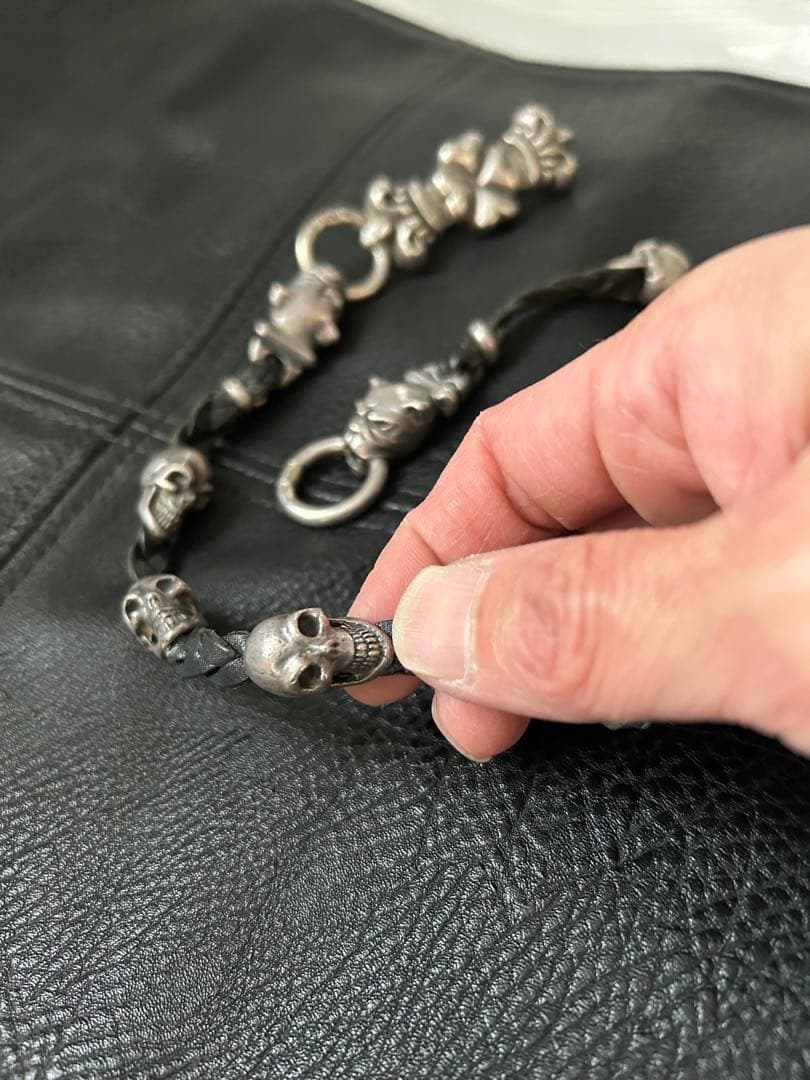 ガボール生前モデルレザーウォレットチェーン