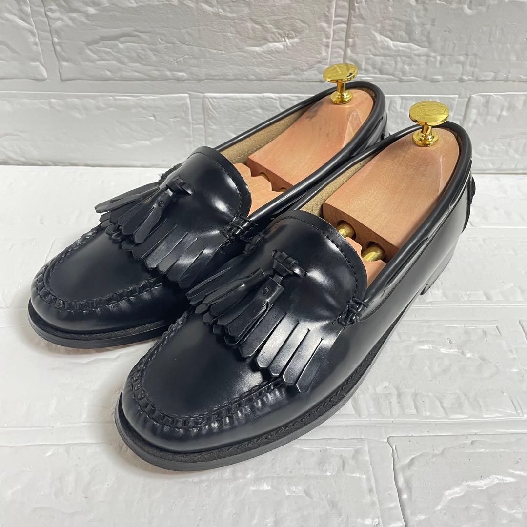 【極美品】G.H.BASS キルトタッセルローファー BA41020 24cm