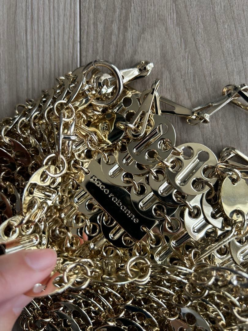 バッグ Rabanne 1969 nano gold