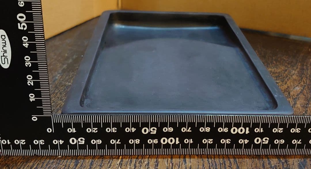 【中国文房具】『端渓硯／裏面 端渓硯産出坑地図』箱 衣装箱 外装箱