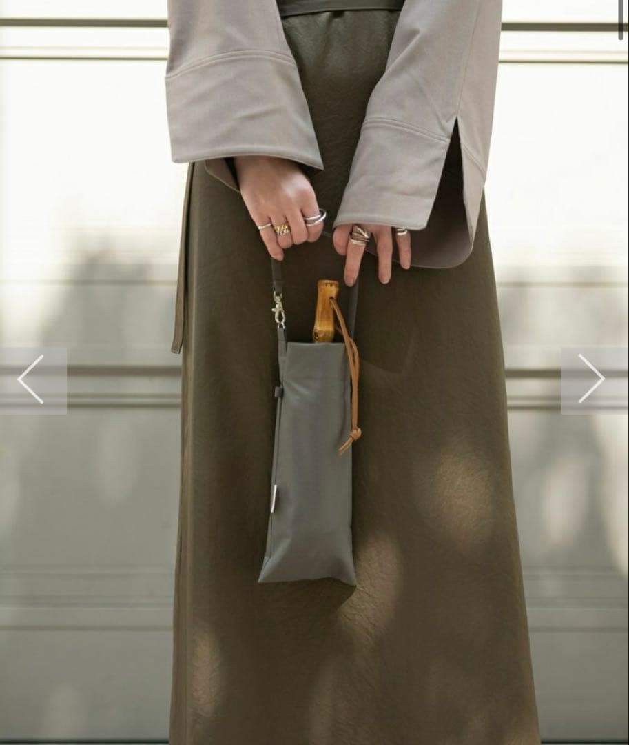 untule 3段EASY 折りたたみ日傘 ニュートラル ダークグレー