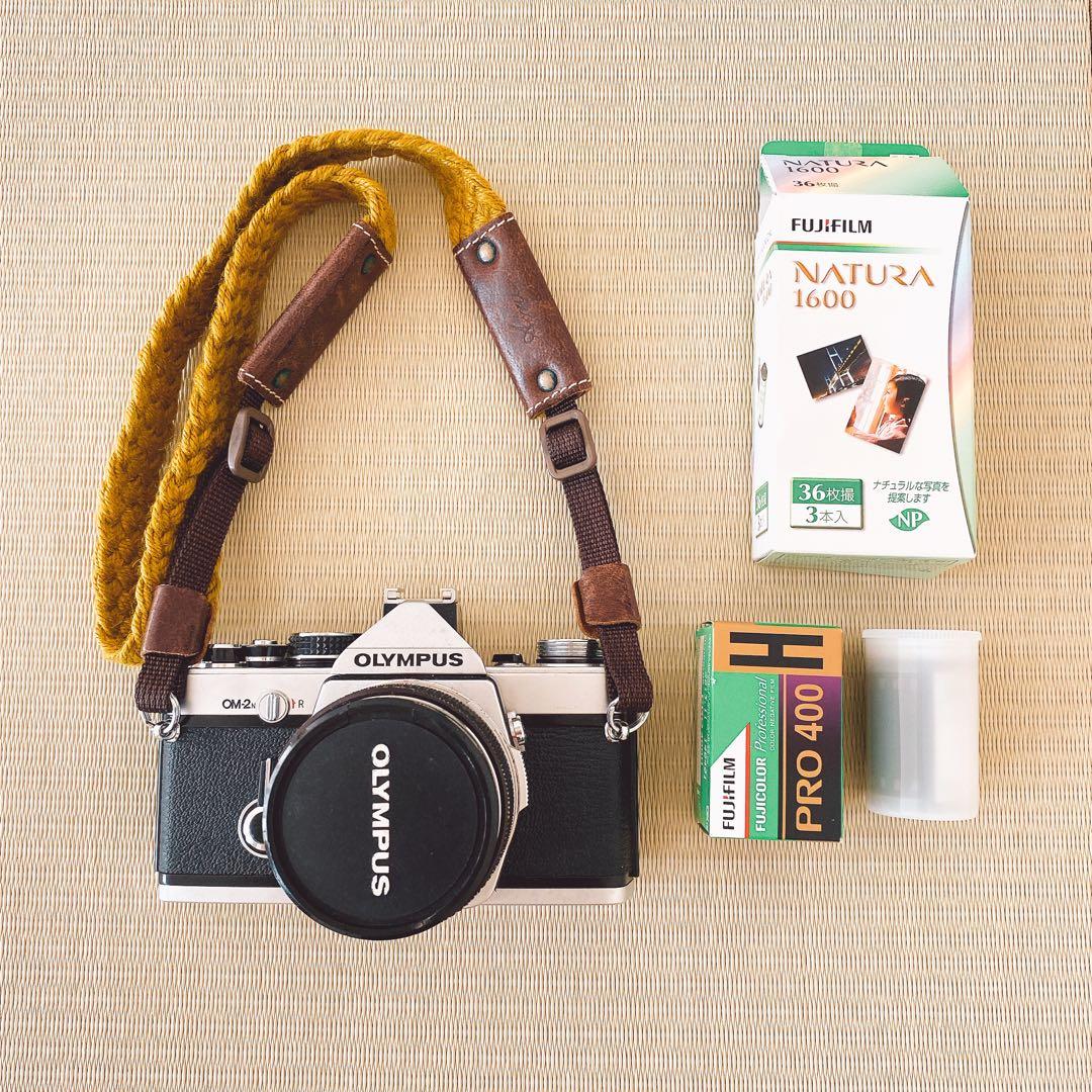 OLYMPUS OM-2 N 28mmレンズNATURA1600,PRO400H