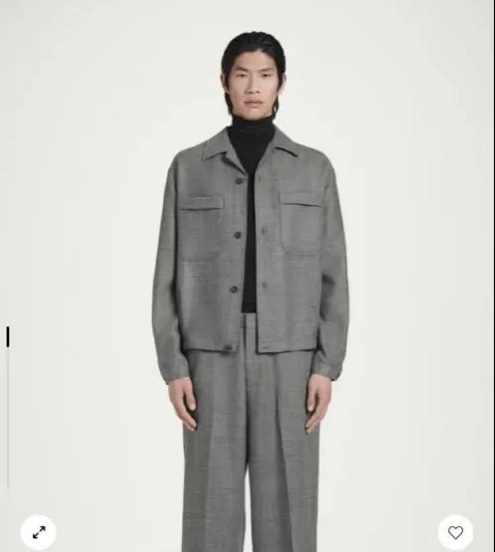 COS テーラードウールフランネル　セットアップ